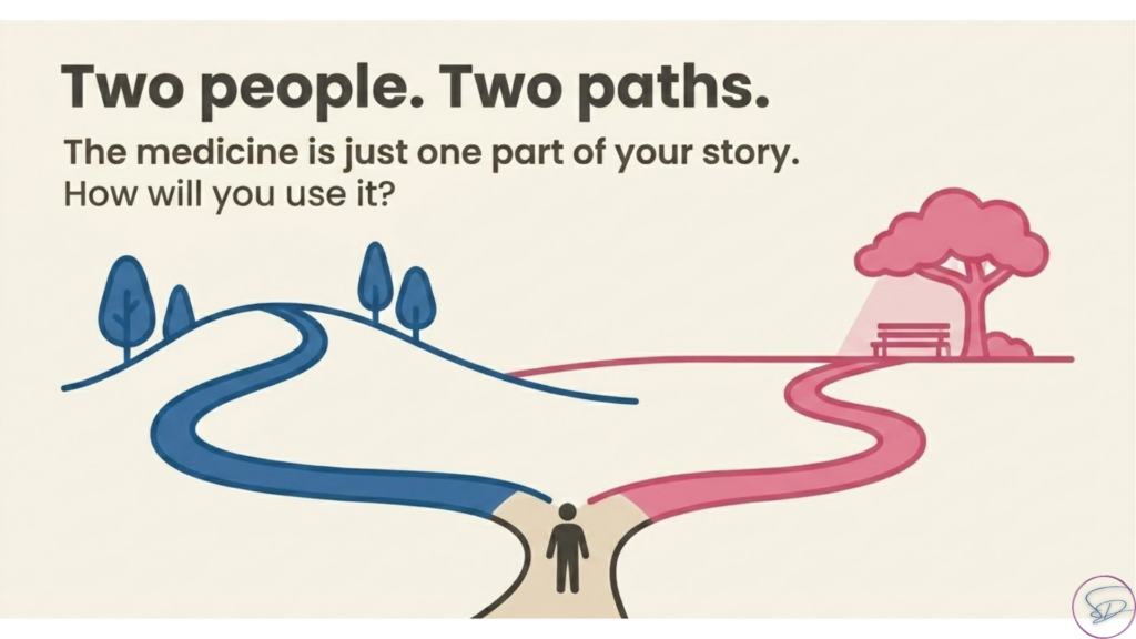 Graphical Representation of the possible paths.